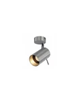 Wall And Ceiling Lamp Slv Asto Tube I, Brushed Aluminum, GU10, MAX.75. Fixed Price $33.48.