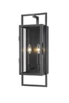 Lucian 2-LIGHT Outdoor Wall Sconce In Black. Fixed Price $232.00.