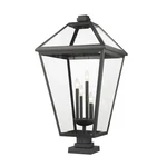 Z-lite 4 Light Outdoor Pier Mounted Fixture. Fixed Price $1146.00.