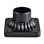 Kichler 9592BK 5.75 In. X 3.5 Black Aluminum Outdoor Pedestal Mount (1-PACK). Fixed Price $21.99.