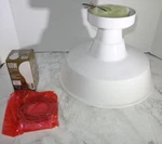Generation Lighting Barn 1-LIGHT White Exterior Outdoor Flush Mount Ceiling Lamp. Fixed Price $35.00.