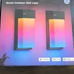Govee H7075 Outdoor Wall Light Rgbic IP65 Hardwired Led Sconce 2 Pack. Fixed Price $110.00.