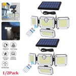 60000LM Solar Security Light Outdoor 4 Head 333LED Motion Sensor Waterproof Lamp. Fixed Price $19.99.