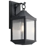 Kichler Springfield Outdoor Wall 1-LT, 17.75", Distressed Black 49985DBK. Fixed Price $249.99.