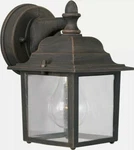 Forte Lighting 1745-01 Craftsman / Mission Outdoor Wall Sconce Painted Rust. Fixed Price $24.99.