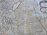 Southern Germany Upper Swabia Boden Sea Switzerland Danube 1644 Hondius Map. Fixed Price $150.00.