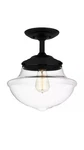 Quoizel QSF5591MBK Wrede Semi-flush Mount Matte Black. Fixed Price $149.00.
