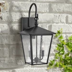Hinkley Huntersfield 18 3/4" High Black Outdoor Wall Light. Fixed Price $349.00.