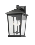 Z-lite 568XL Black Beacon 3-LIGHT 23"H Outdoor Wall Sconce. Fixed Price $800.00.