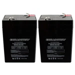 6V 4.5AH Rechargeable Battery Combo Of 2 For Emergency Exit Lighting Systems. Fixed Price $45.86.