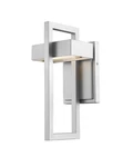 Z-lite 566S-LED Silver Luttrel 11-3/4"H Integrated 2700K Outdoor Wall Sconce. Fixed Price $93.60.
