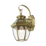 Livex Lighting 2051-01 One Outdoor Wall Lantern Antique Brass Finish. Fixed Price $137.96.