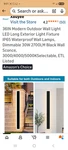 Xbuyee 36IN Led Wall Sconce Dimmable Waterproof IP65 30W 2700LM Black Etl Listed. Fixed Price $50.00.