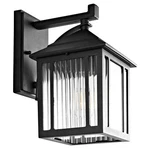 Safavieh Ranzi Outdoor Wall Lantern Clear / Black. Fixed Price $64.01.