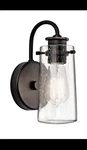 Kichler Lighting Olde Bronze 45457 Oz Glass Knox 1 Wall Sconce Vintage. Fixed Price $41.50.