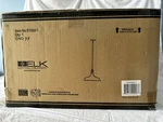 Elk / Rutherford Light 18 Inch Polished Nickel With Weathered Zinc Pendant. Fixed Price $195.00.