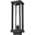 Z-lite 586PHMS-BK Glenwood Light 15 Inch Black Outdoor Post Mount Fixture. Fixed Price $194.00.
