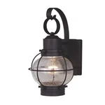 Vaxcel Chatham 1 Light Black Coastal Outdoor Wall Lantern Clear Glass. Fixed Price $109.24.