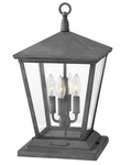Hinkley Lighting 1437DZ Trellis 120V 19.75" Tall Pier Mount - Aged Zinc. Fixed Price $12.99.