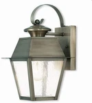 Livex Lighting Outdoor Wall Lantern With Vintage Pewter Finish 2162-29. Fixed Price $57.89.