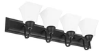 Luminance Square Lexington Vanity Wall Sconce Bathroom Decor 4-LIGHT F3684. Fixed Price $49.99.