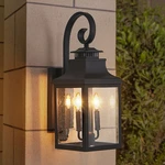 23" Black Outdoor Wall Light Glass Lantern Sconce Porch Lamp Fixture Garage 1PC. Fixed Price $149.99.