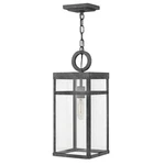 Hinkley 1 Porter Outdoor Hanging Light, Aged Zinc - 2802DZ. Fixed Price $389.00.