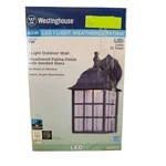 Westinghouse Lighting Corp 9W Pat Led Wall Lantern. Fixed Price $45.99.