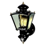 Portfolio Motion Activated Outdoor Wall Fixture Solid Brass Black Finish #66494. Fixed Price $39.99.