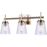 Canarm Lighting IVL703A03GD Madison 25 Inch Gold Vanity Wall. Fixed Price $169.95.