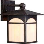 Nuvo 60-5651 Canyon Light 10" Outdoor Wall Sconce Honey Stained Glass. Fixed Price $112.50.