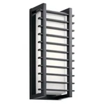 Kichler Outdoor 16" Wall Sconce Light 49785BKLED. Fixed Price $230.00.