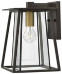 Hinkley Walker 12 1/4" High Bronze Outdoor Wall Light. Fixed Price $379.00.