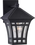 88132-12 Herrington One Light Outdoor Wall Lantern Outside Fixture, Black, 1-L. Fixed Price $78.99.