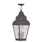 Livex Lighting Exeter Outdoor Chain Hang Charcoal 2610-07. Fixed Price $1199.96.