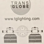 Trans Globe Lighting 2-LIGHT Vanity Wall Fixture Satin Nickel Clear Glass. Fixed Price $14.95.