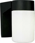 Volume Lighting V8895 Black 1 6.5"H Outdoor Wall Sconce With White Glass. Fixed Price $32.80.