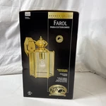 Hampton Bay Wall Lantern Polished Brass Beveled Glass 240-579 New In Box. Fixed Price $14.03.