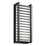 Kichler Rockbridge Outdoor Wall 9X20.75", Black, White Glass - 49786BKLED. Fixed Price $689.99.
