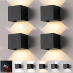 15W Adjustable Led Outdoor Wall Sconce Lights, 4-PACK, 3000K-6500K. Fixed Price $141.99.