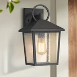John Timberland Westmont 13 3/4" High Sand Black Outdoor Wall Light. Fixed Price $149.99.