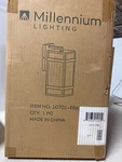 Millennium 10701-PBK Payton Outdoor Wall Lantern, Black With Clear Glass. Fixed Price $74.99.