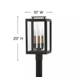 Hinkley Lighting Sutcliffe 3 Outdoor Post Top/pier Mount, Bronze 2911OZ. Fixed Price $355.50.