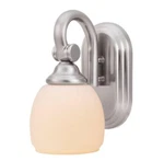 Home Decorators Collection 15281 Cedar Cove 1-LIGHT Wall Sconce, Brushed Nickel. Fixed Price $34.99.