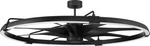 Craftmade AXL57FB8 Axel 52" Damp-rated Ceiling Fan Led Lights & Remote Black. Fixed Price $929.00.