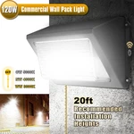 Wattage &color Selectable Led Wall Pack Light Fixture 120 -15,600 Lumen Max. Fixed Price $104.39.