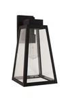 Craftmade ZA6924 Sorano 17" Tall Outdoor Wall Sconce - Black. Fixed Price $148.95.