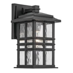 Kichler 49829 Beacon Square 12" Tall Outdoor Wall Sconce - Black. Fixed Price $149.99.