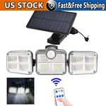 3 Head 50000LM Led Solar Lights Outdoor Waterproof Motion Sensor Security Lamp. Fixed Price $8.31.