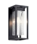 Kichler Mercer 16 In. 1-LIGHT Black Outdoor Hardwired Wall Lantern Sconce With. Fixed Price $130.00.